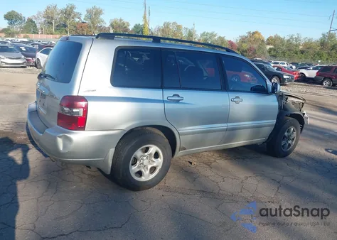 2006 Toyota Highlander из США, поврежденный, VIN JTEGD21A660152519